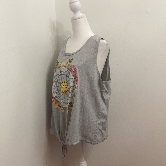 EUC Organic Generation Front Tie Tank Plus Size 2X - Picture 4 of 11